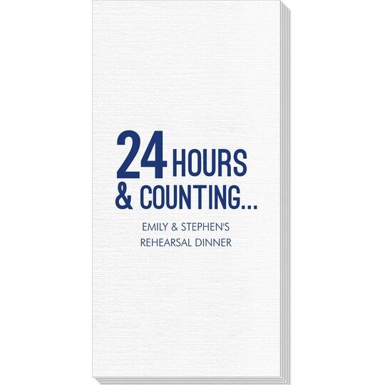 24 Hours and Counting Luxury Deville Guest Towels